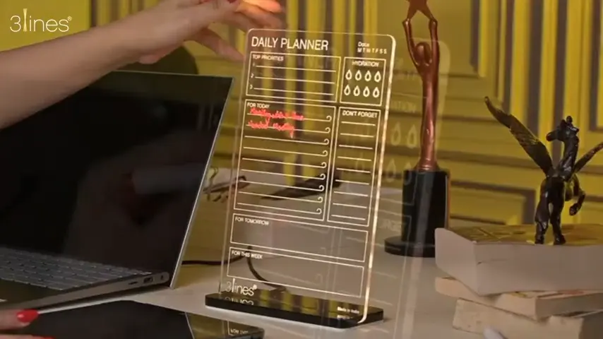 Acrylic LED Writing Board with USB Stand/Base
